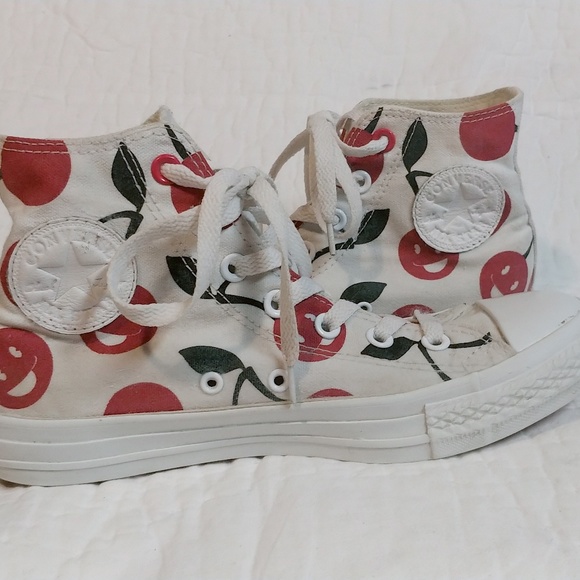 Converse Shoes - Cherry Hightop Sneakers by Converse